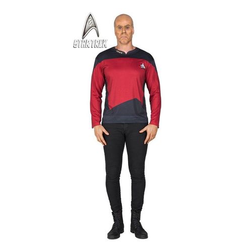 T-Shirt Ou Déguisement De Picard De Star Trek Pour Homme (Taille S)
