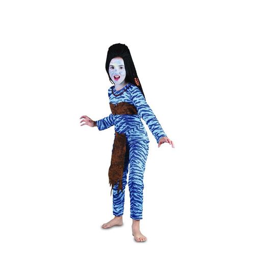 D?Guisement De Guerri?Re Bleue Pour Fille (Taille 5-6a)