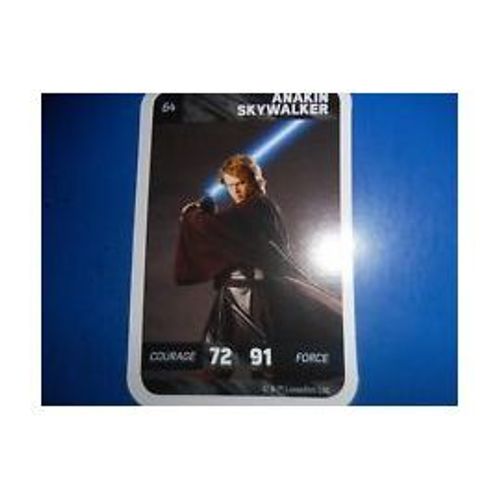 Carte Leclerc Star Wars 2018 Anakin Skywalker Numéro 64