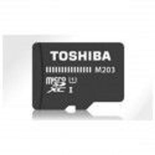Toshiba M203 - Carte mémoire flash (adaptateur microSDHC - SD inclus(e)) - 32 Go - UHS Class 1 / Class10 - microSDHC UHS-I