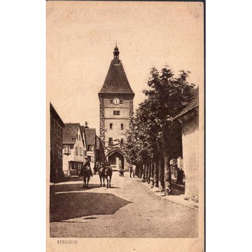 Carte Postale De Bergheim (Haut-Rhin) Rue Principale