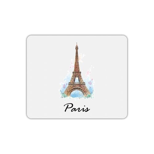 Tapis de souris rectangle paris tour eiffel