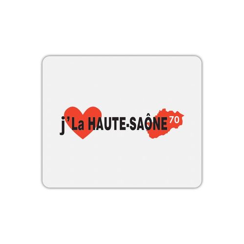 Tapis de souris rectangle j'aime la haute saône