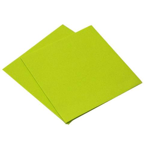 25 Serviettes Papier Airlaid 40cm Citron Vert