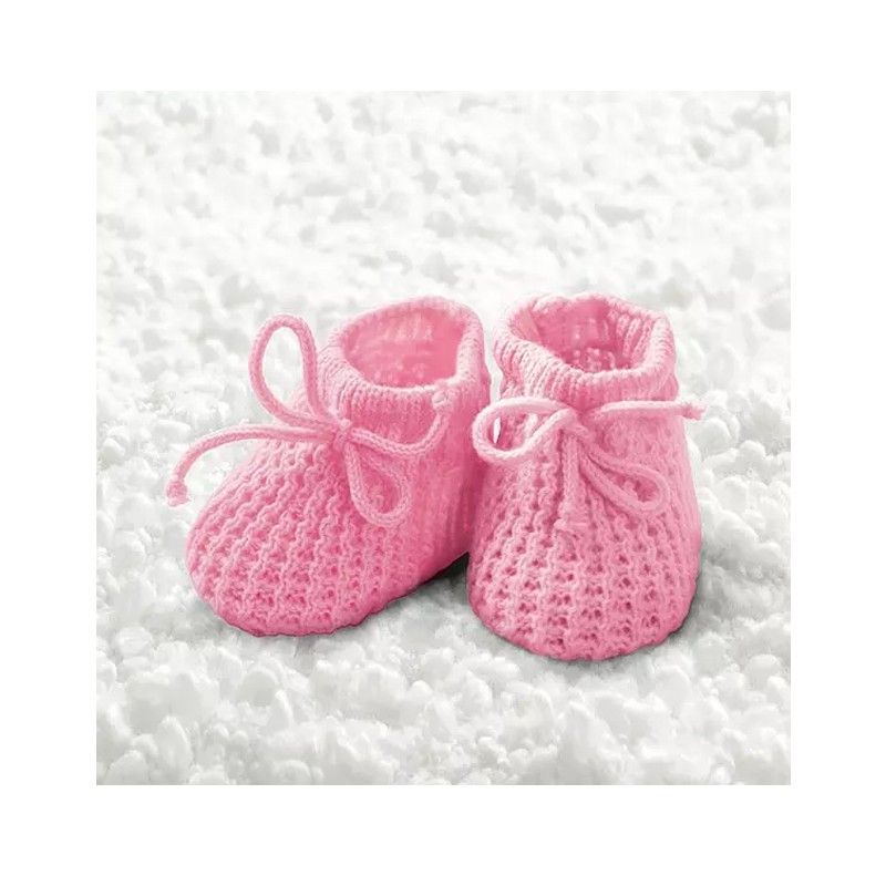 Serviettes Chausson Bebe Fille 33x33c Rakuten