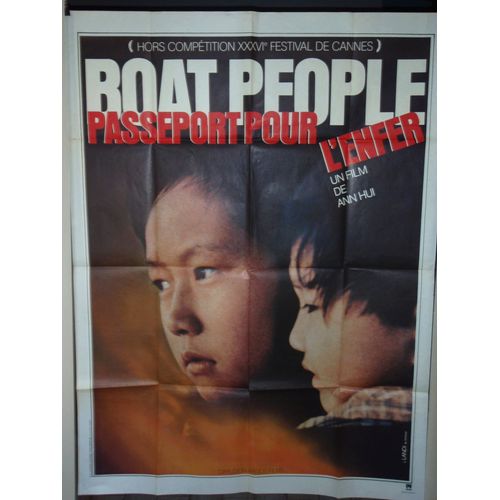 Boat People - Voyage Pour L'enfer/ Tao Ban No Hoi - 1982 - Affiche Originale Pliee 120 X 160 - Guerre Du Vietnam