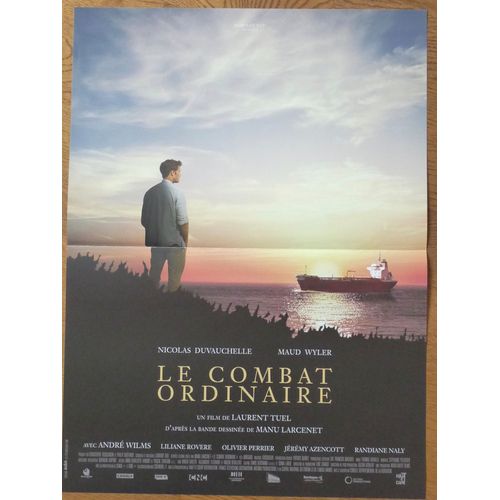 Le Combat Ordinaire De Laurent Tuel Avec Nicolas Duvauchelle.... - Affichette Originale De Film Format 40 X 60 Cm