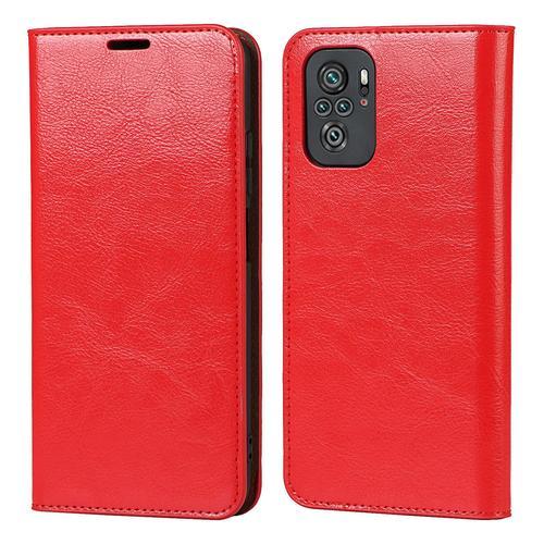 Coque De Téléphone Portable En Cuir 100% Véritable Étui À Rabat Pour Xiaomi Redmi Note 10 Pro Max 10s Mi 12 Pro Poco M4 Pro X4 X3 5g Nfc