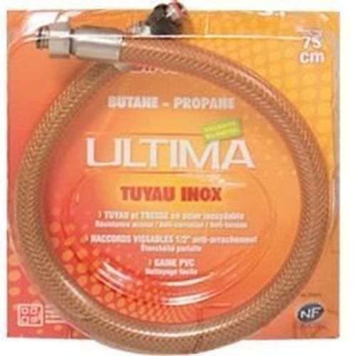 DIPRA Flexible inox vitagaz butane/propane NF 2m - écrous 20/150 - Durée illimitée