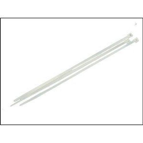 Faithfull CT300W Serre-câbles 300 x 4,8 mm Lot de 100 (Import Grande Bretagne)