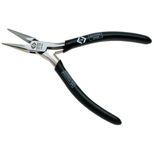 C.K T3772 1 Pince à becs demi-ronds Mâchoires striées 120 mm