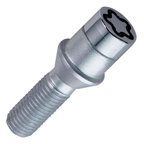 Boulons Antivol Tunerm14x1.5, Embase Conique, Longueur De La Tige 24,0 Mm, Longueur Totale Du Boulon 50,2 Mm, Ouverture De La Clé 17 Mm, Diamètre De La Clé 20,2 Mm