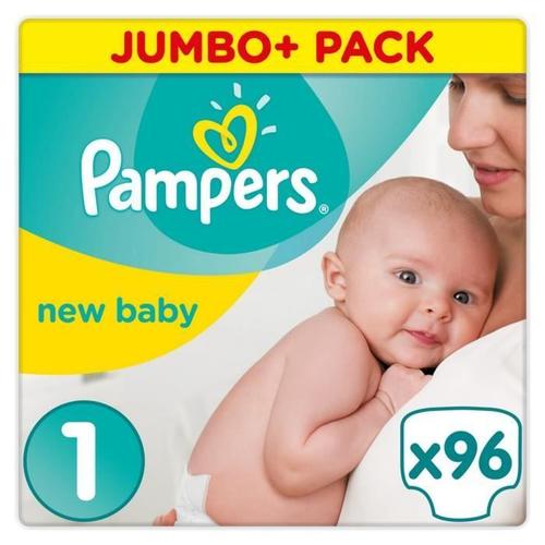 Pampers Premium Protection New Baby Taille 1 (Nouveau-Né) 2-5 kg, 96  Couches - Jumbo Pack