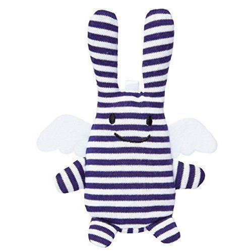 Trousselier - V1080 96 - Hochet - Ange Lapin - Marinière - 12 Cm
