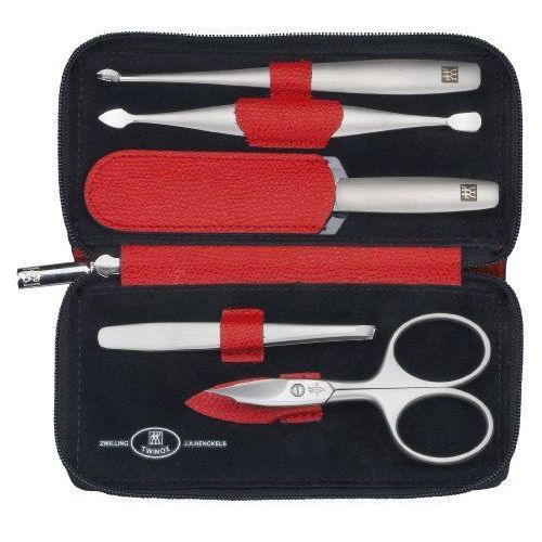 Zwilling - 97094-002-0 - Manicure Twinox - Etui À Manucure - Cuir De Boeuf - Rouge 