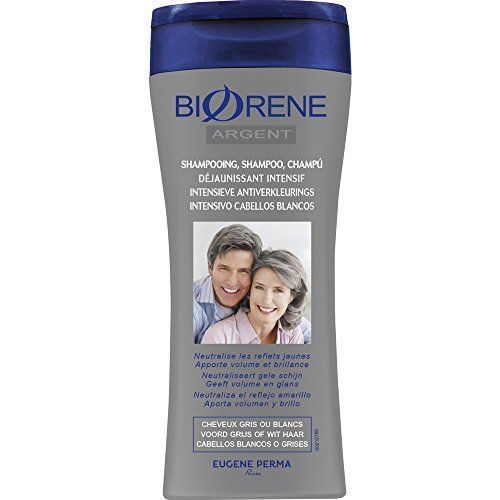 Biorène Shampooing Déjaunissant Intensif Pour Cheveux Gris/Blanc Biorène 200 Ml - Lot De 2 