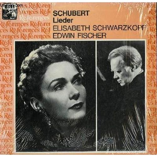 Disque Vinyle 33t Lieder. Avec Elisabeth Schwaezkopf, Soprano Et Edwin Fischer Au Piano