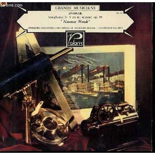 Disque Vinyle 33t Symphonie N°5 En Mi Mineur Op 95 Nouveau Monde. Par L'orchestre Symphonique Pro Musica De Hambourg Sous La Direction De Hans Jurgen Walther