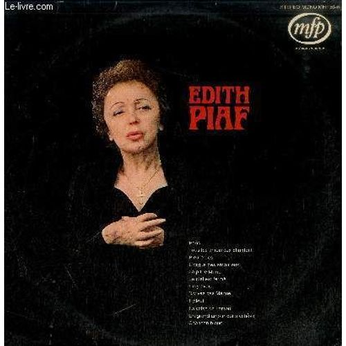 Disque Vinyle 33t Ediths Piaf Orchestre Dirige Par Robert Chauvigny