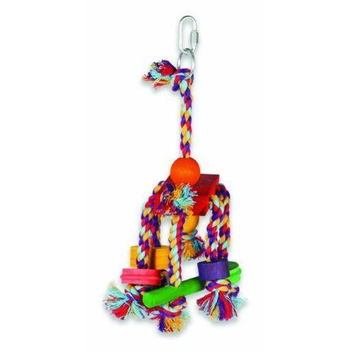 Happy Pet Jouet Multicolore Pour Perroquet Fiesta