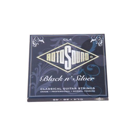 Rotosound Black N' Silver Jeu De Cordes Pour Guitare Classique (Import Royaume Uni)