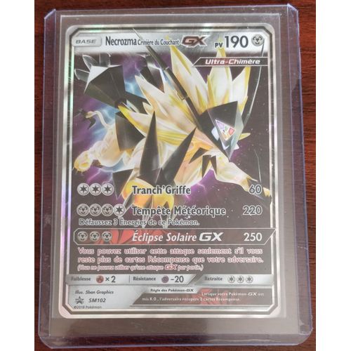 Carte Pokemon Francaise Promo Paques 2018 :Necrozma Criniére Du Couchant Sm 102 Gx 190pv