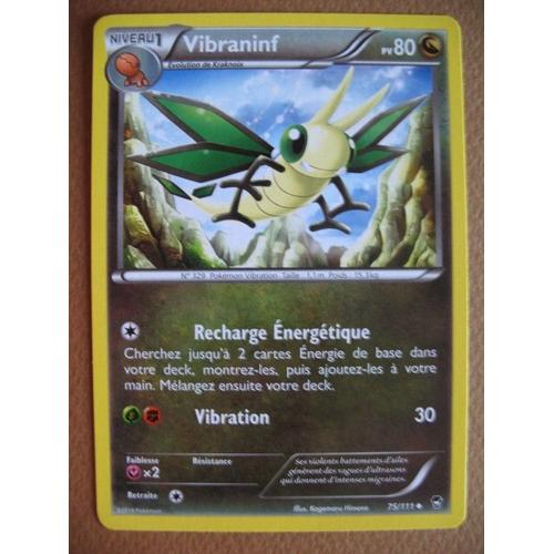 Carte Pokémon - Vibraninf - 75/111 - Poings Furieux - 2014 - Sc2