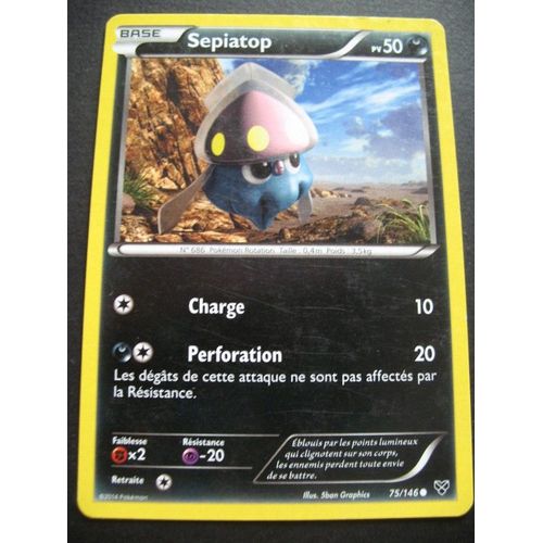 Carte Pokémon - Sepiatop - 75/146 - Xy - 2014 - B