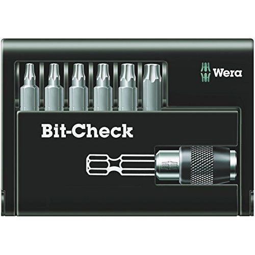 Wera 8067-6 TORX BO /Z 05056158001 Bit-Check Jeu d'embouts/Porte-embouts 7 pièces