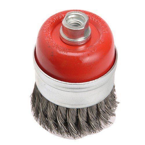 Faithfull WBT100 Brosse métallique ronde 100 x M14 x 2 / 0,50 mm Import Grande Bretagne