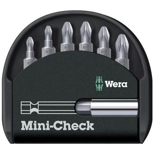 Wera Mini-Check PZ 05056296001 Jeu d'embouts/Porte-embouts 7 pièces
