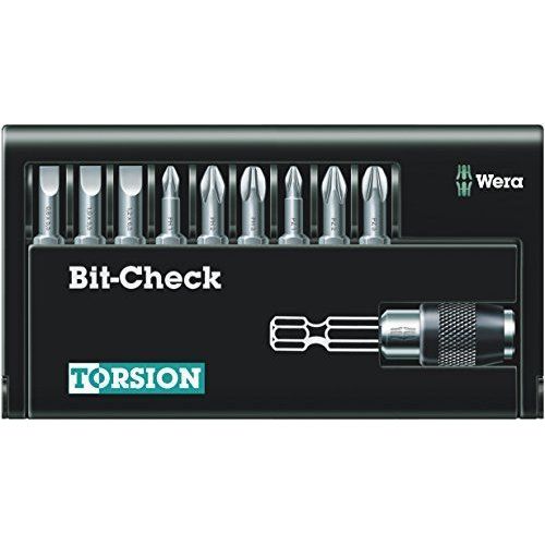 Wera 8100-9/TZ 05056161001 Bit-Check Jeu d'embouts/Porte-embouts 10 pièces