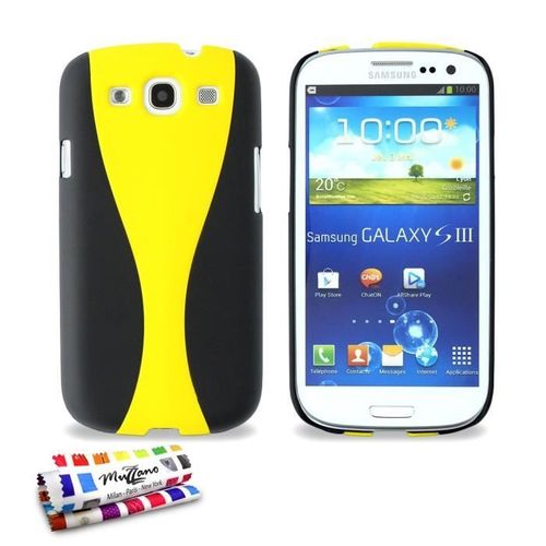 Coque Case Samsung Galaxy S3 "Cupcase" Jaune Silicone Rigide (Tpu)