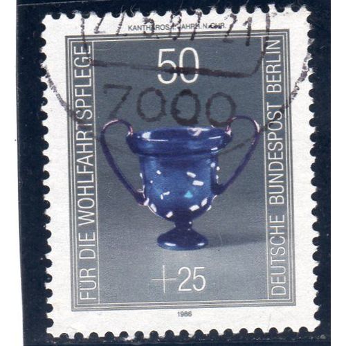 Timbre-Poste De Berlin Ouest (Verrerie Ancienne : Canthare)