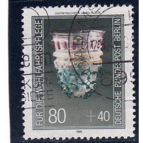 Timbre-Poste De Berlin Ouest (Verrerie Ancienne : Gobelet)