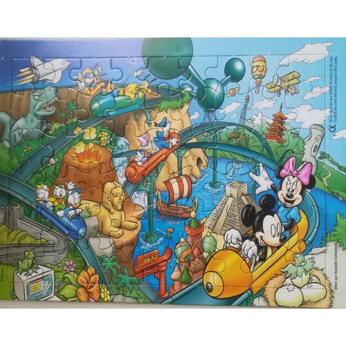 Puzzle 54 Pièces Mickey Et Ses Amis Dans Le Grand 8