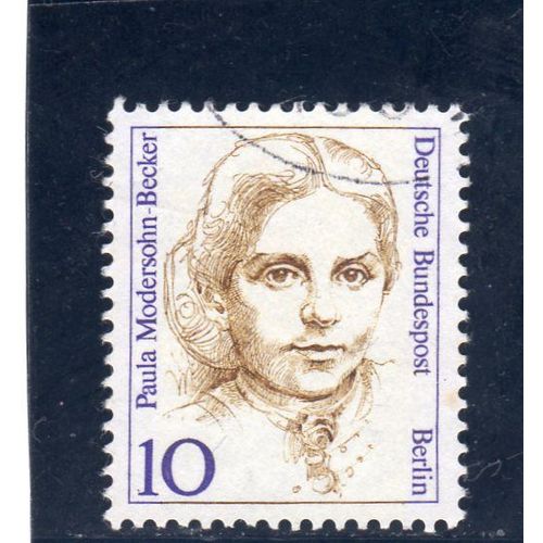 Timbre-Poste De Berlin Ouest (Paula Modersohn-Becker, Peintre)