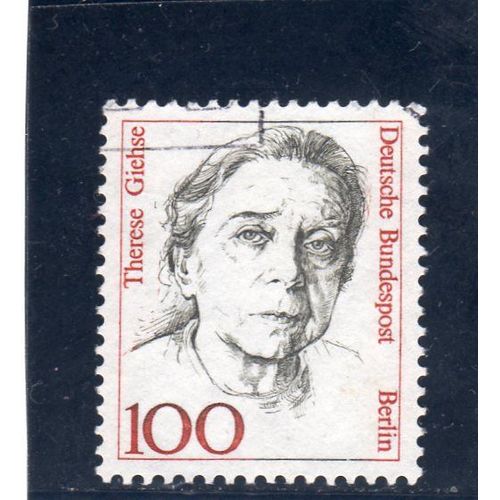 Timbre-Poste De Berlin Ouest (Thérèse Giehse, Actrice)