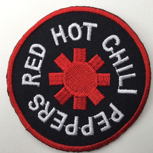Patch - Ecusson Thermocollant Red Hot Chili Peppers Noir (5 Cm Ø )