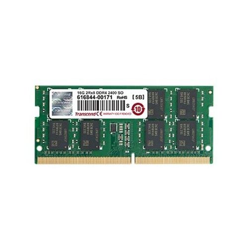Transcend - DDR4 - module - 16 Go - SO DIMM 260 broches - 2400 MHz / PC4-19200 - CL17 - 1.2 V - mémoire sans tampon - non ECC - pour HP EliteBook 840 G5 Notebook, 840 G6 Notebook, 840r G4...