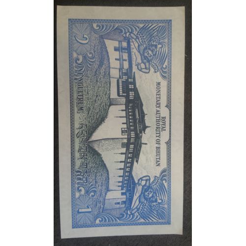 Billets De Banque 1 Nu Bhutan Série 1981