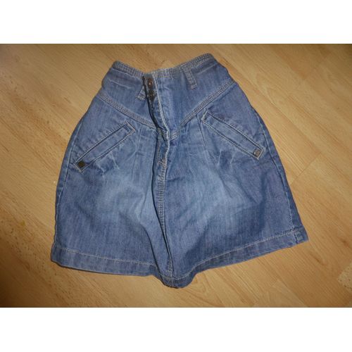 Jupe Okaïdi Coton 8 Ans Bleu