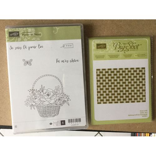 Stampin¿Up Lot Panier En Fleurs