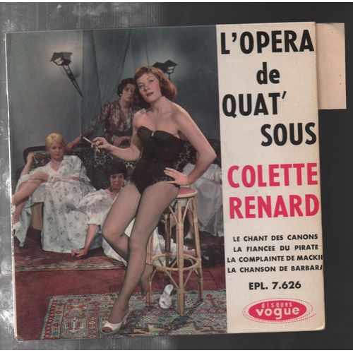 L'opéra De Quat'sous (Le Chant Des Canons - La Fiancée Du Pirate- La Complainte De Mackie- La Chanson De Barbara)
