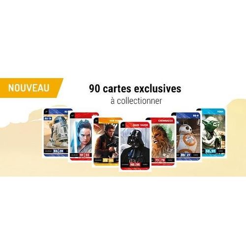 Collection Complete Des 90 Cartes Star Wars Leclerc 2018