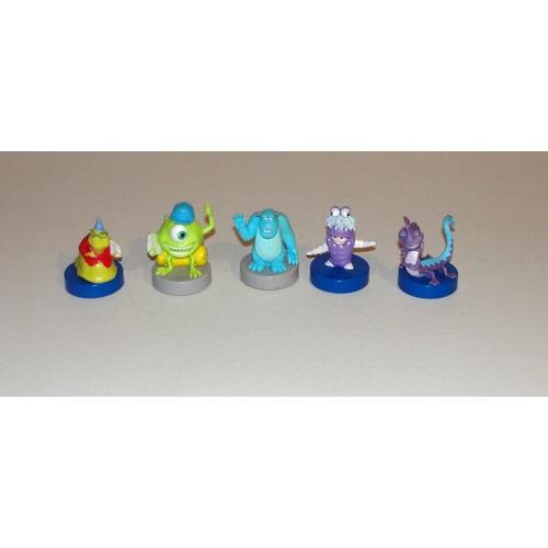 Bonux Monstre Et Compagnie 5 Figurines Collection Bonux Monstres Et Compagnie 5,5cm