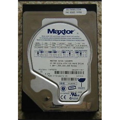 Maxtor Fireball 541DX - Disque dur - 10 Go - interne - 3.5" - ATA-100 - 5400 tours/min - mémoire tampon : 2 Mo