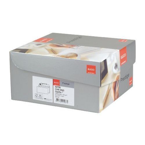 Elco 42786 Boite De 250 Enveloppe Sans Fenêtre Format C5/6 Blanc