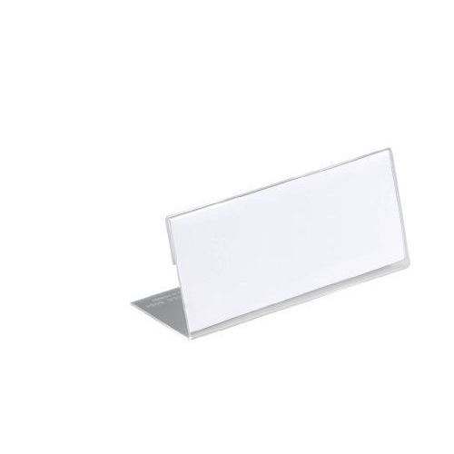 Durable 805419 Boite De 10 Porte-Noms De Table En Acrylique 61 X 150 Mm