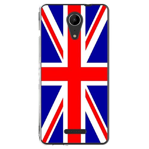 Coque Souple Pour Wiko Tommy 2 Avec Impression Motifs Union Jack